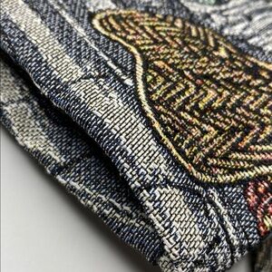 Rebel Vengeance Skeleton Samurai Tapestry Jacket Shirt